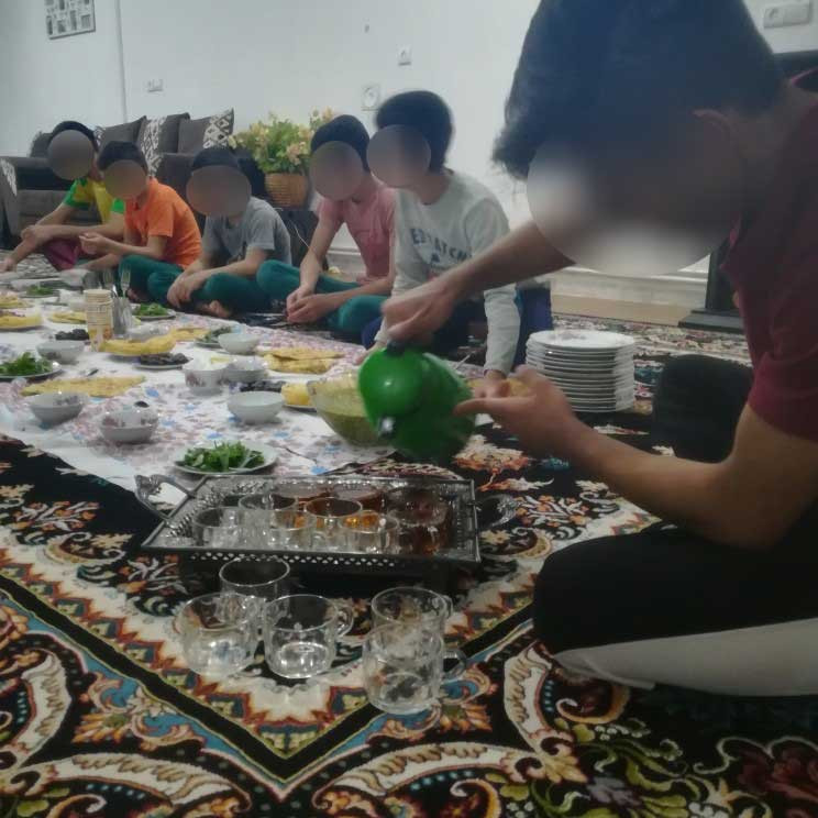 افطاری خانه مهر ماندگار